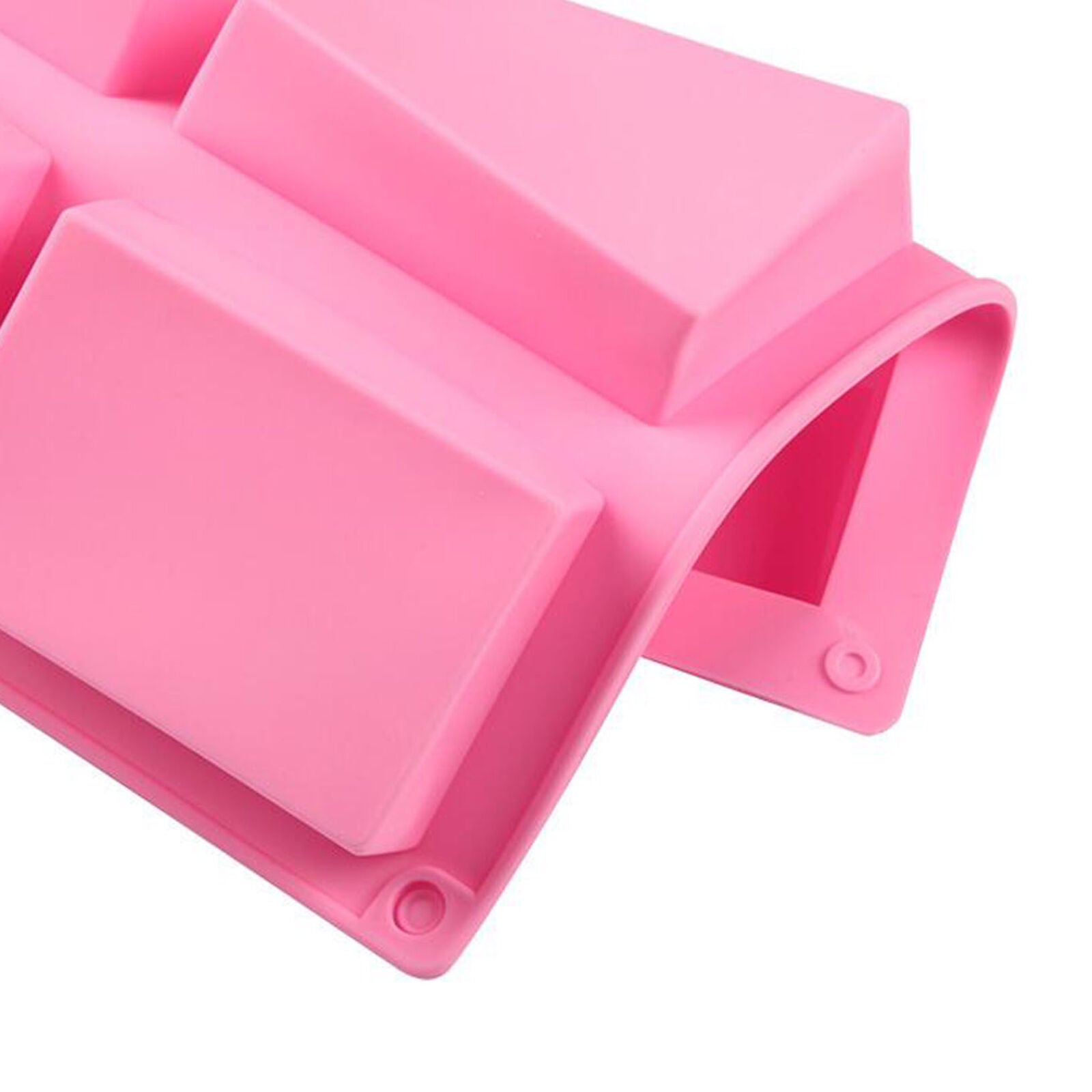 2Pack 6 Cups Square Silicone Cake Mold Hot Chocolate Mould Tool