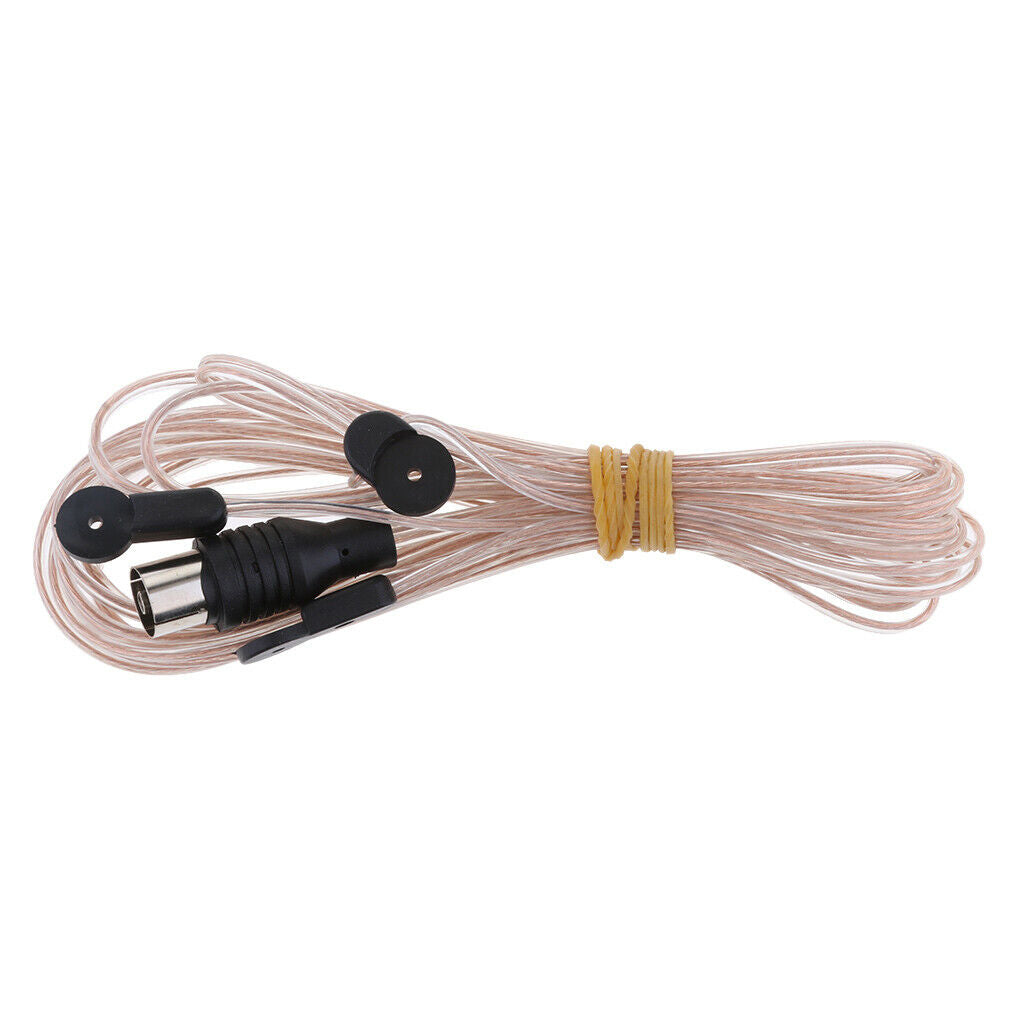 75Ohm FM Radio Antenna for Indoor Home Table Audio Radio Stereo Receiver