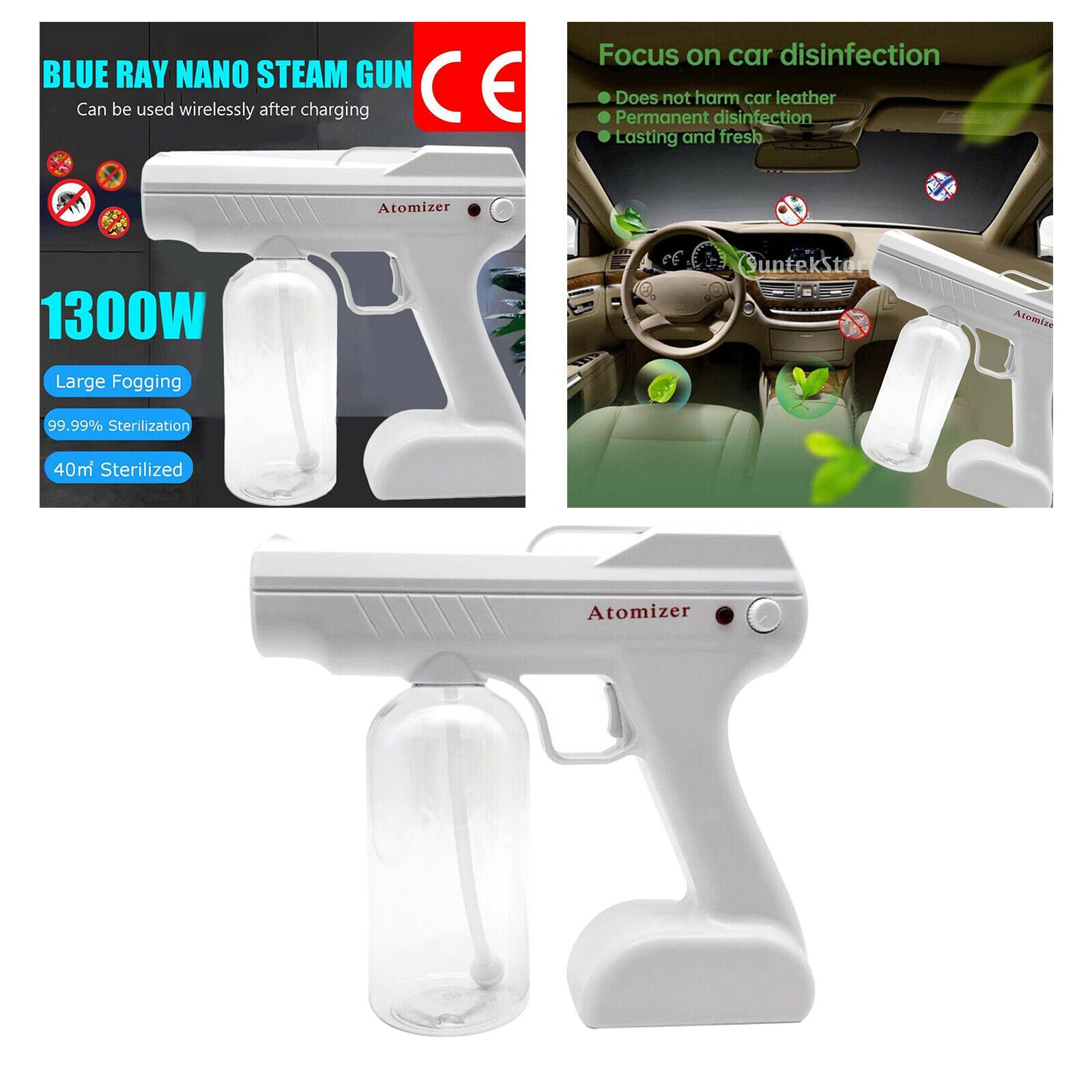 Handheld Cordless Disinfectant Sprayer Tool Nano Jet Indoor Outdoor School