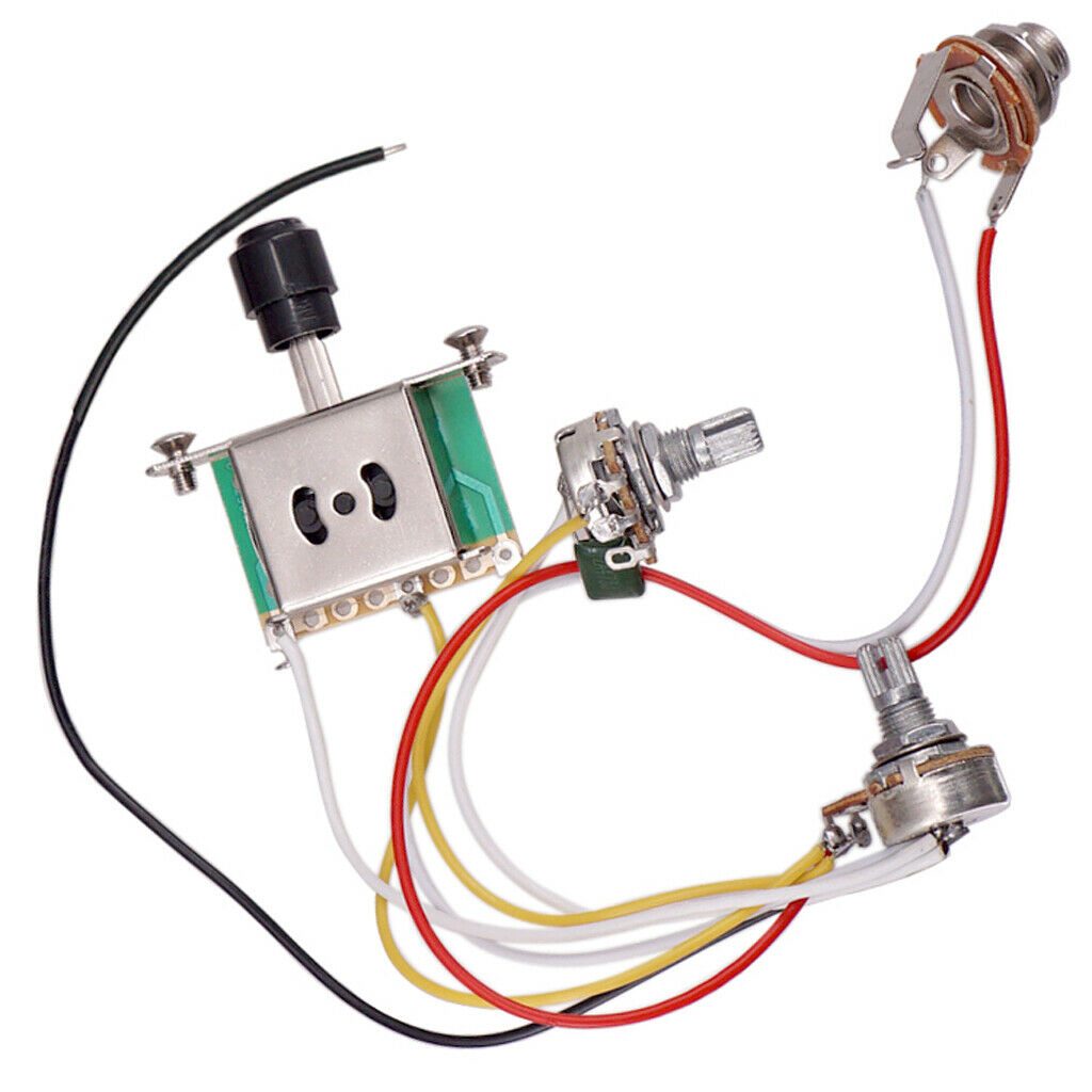 Electric Guitar Prewired 3 Way Switch Wiring Harness for Guitar Accessory