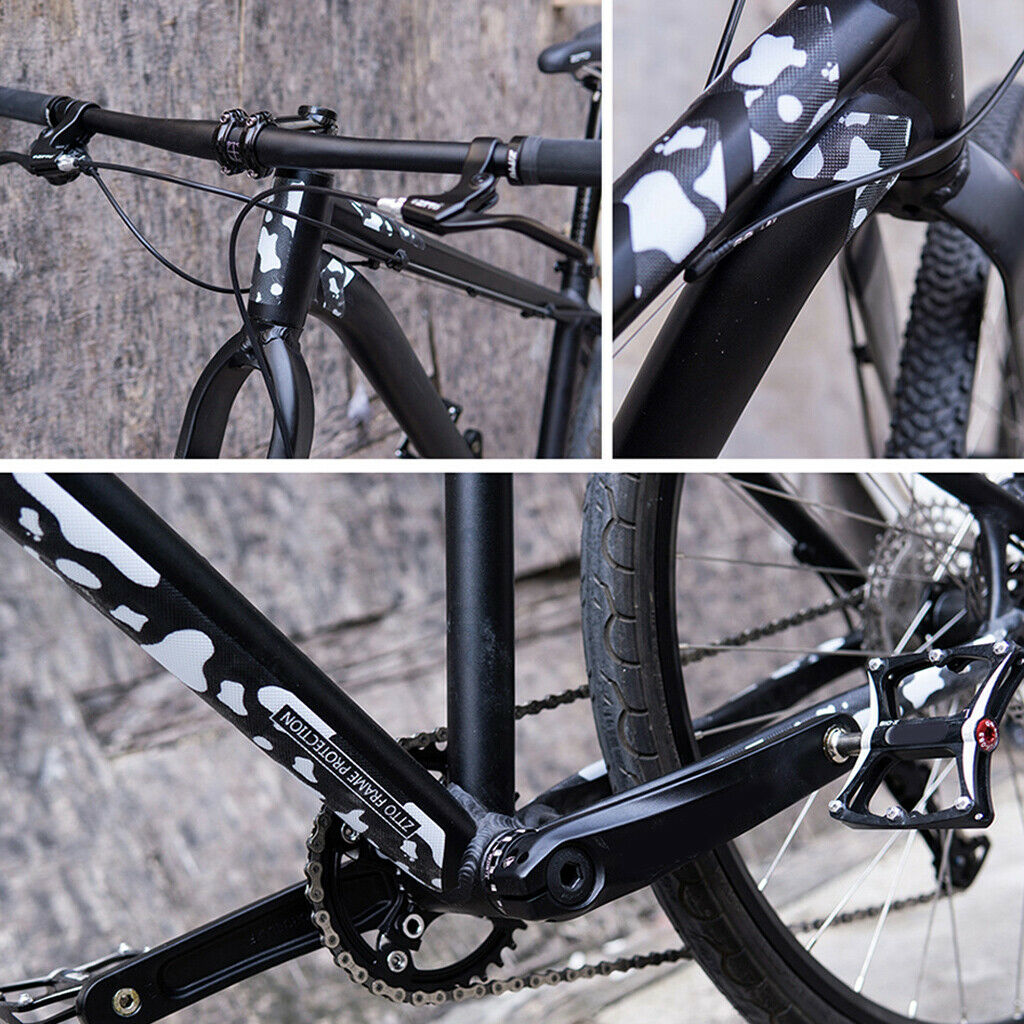 Bike PVC Stickers  Chainstay Frame Protector Anti-Scratch Decals