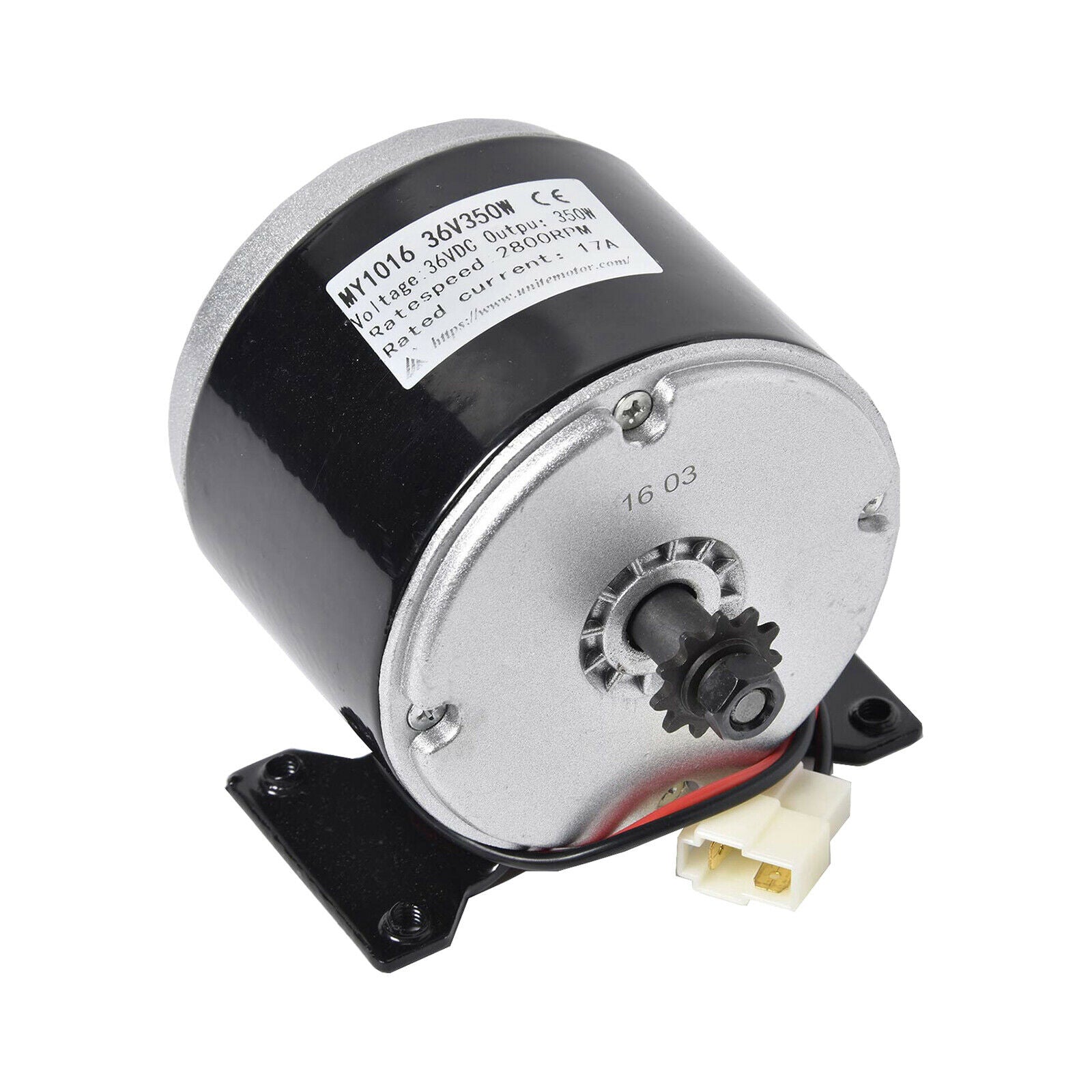 36V 350W Replacement Brushed Electric Scooter Motor for Scooter Bicycle