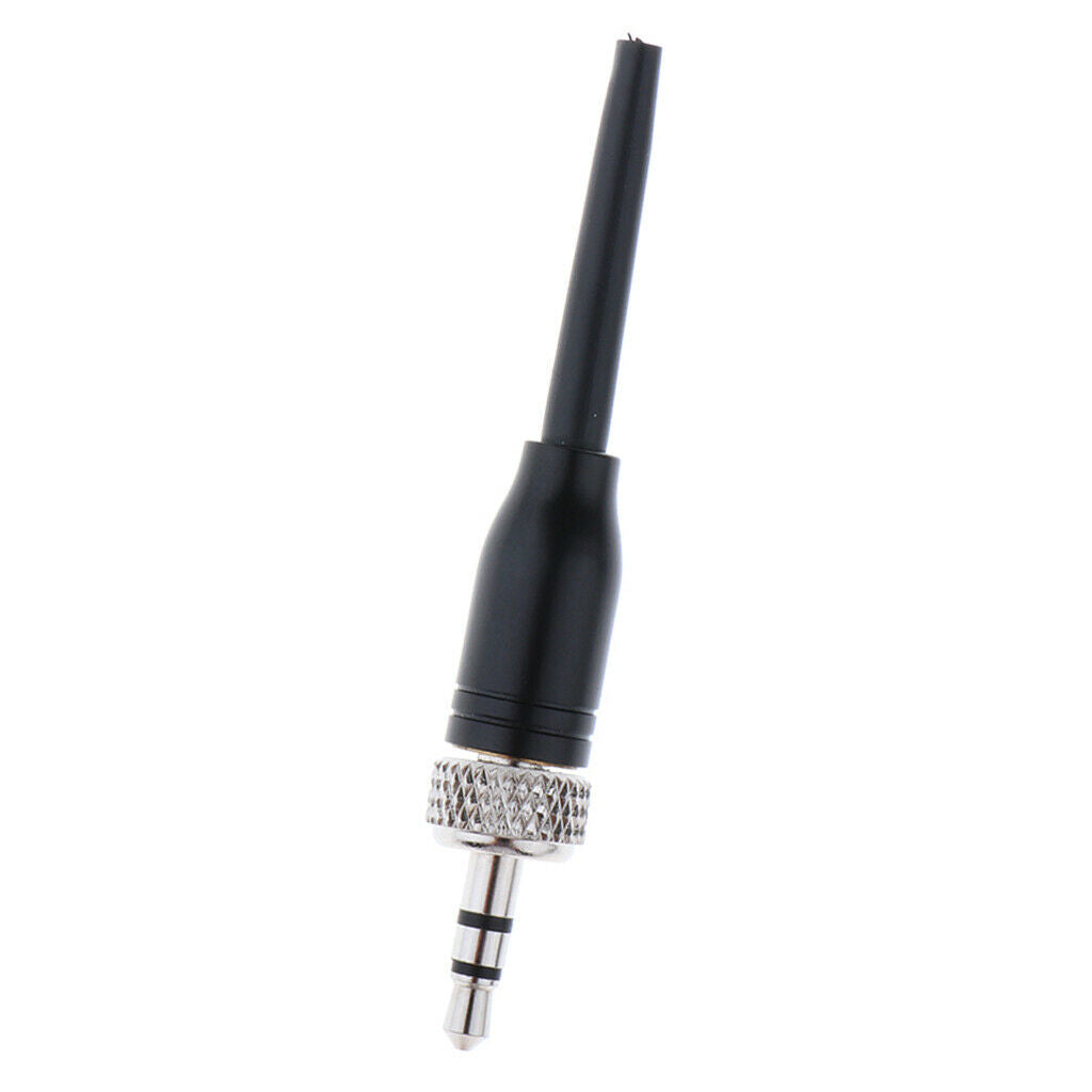 3.5mm Lock Stereo   Plug Mini Audio Connector for Repair Microphone Black