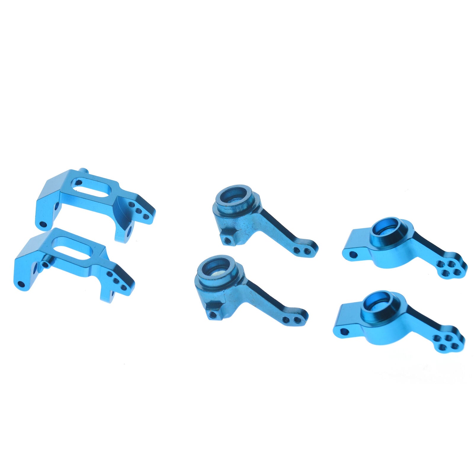 For HSP 1:10 RC Racing Car Upgrade Parts Alloy Front Rear Hub Carrier Steering