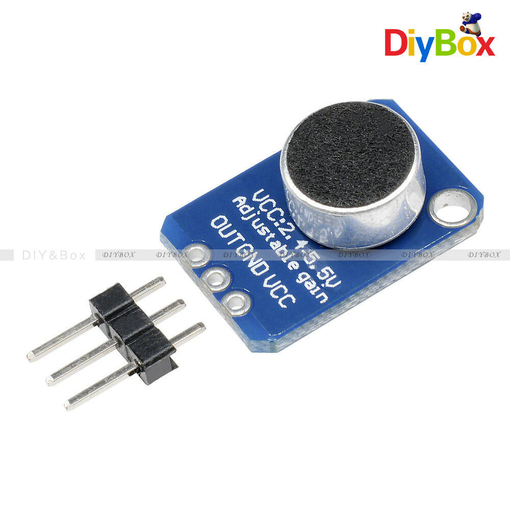 MAX4466 Electret Microphone Amplifier  With Adjustable Gain For Arduino