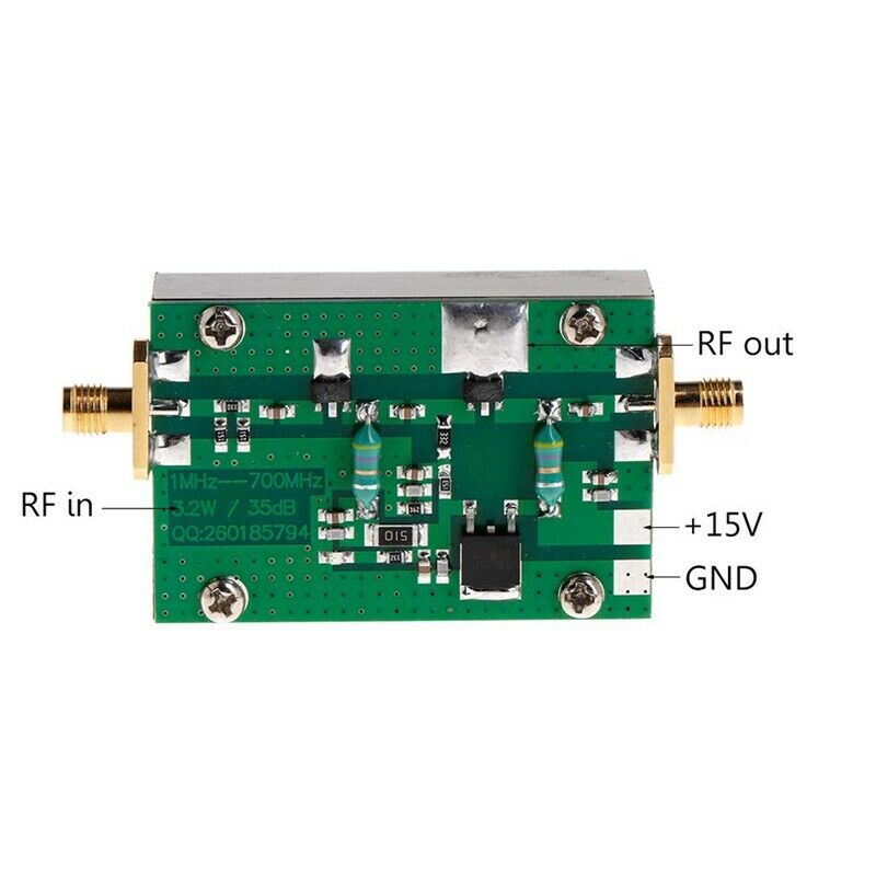 1-700Mhz 3.2WPower Amplifier Sound Electronic Broadband Transmitter Home RF PoX8