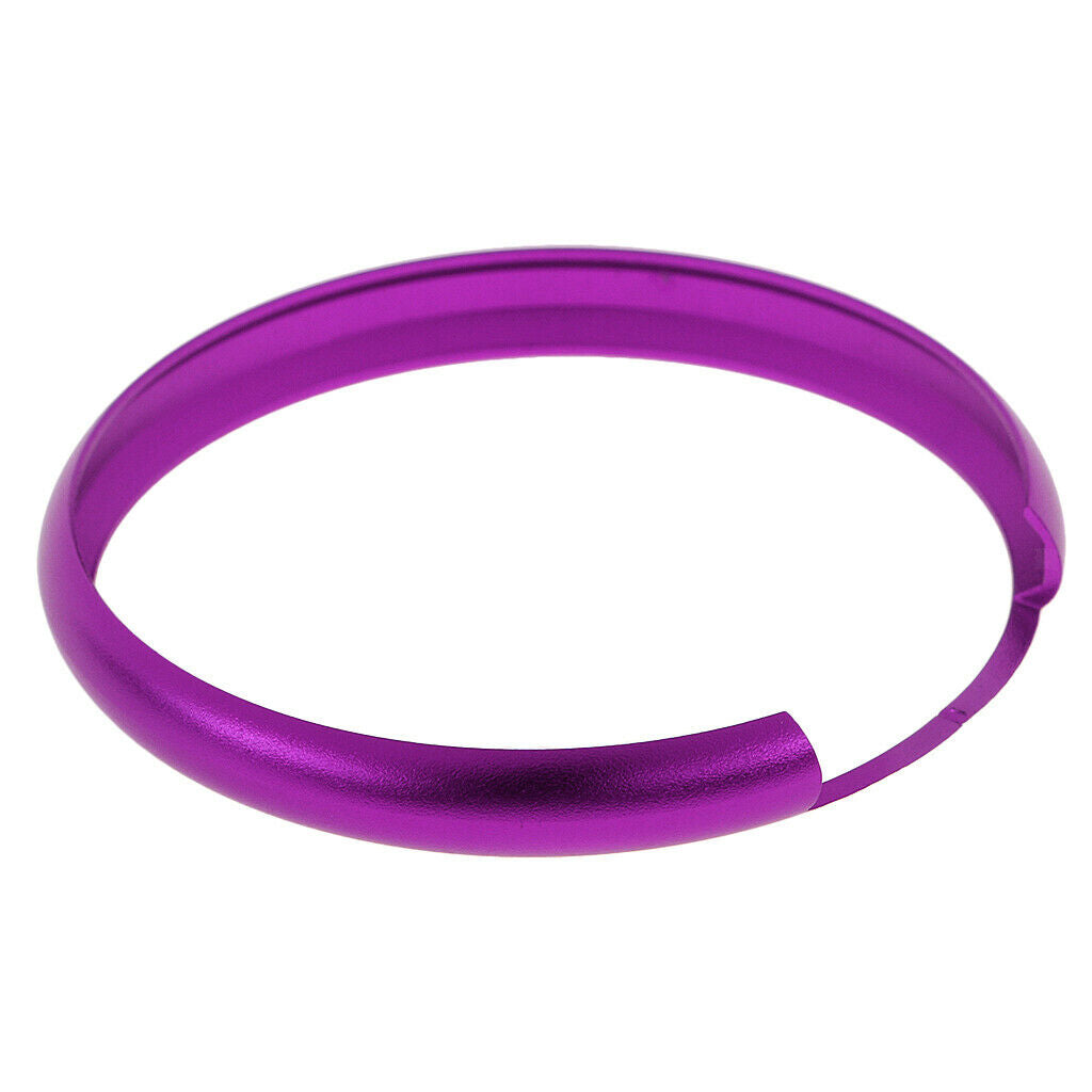 2 Pieces Smart Key Fob Rings Rim Trim Cover For BMW Mini Cooper Red+Purple