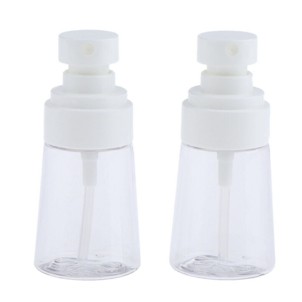 2 Travel Refillable Fine Mist Perfume Atomizer Pump Spray Empty Bottle 30ml