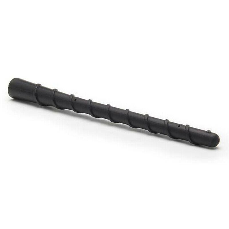 Black 7" Carbon Fiber Sports Car Antenna Adjustable Aerials Universal