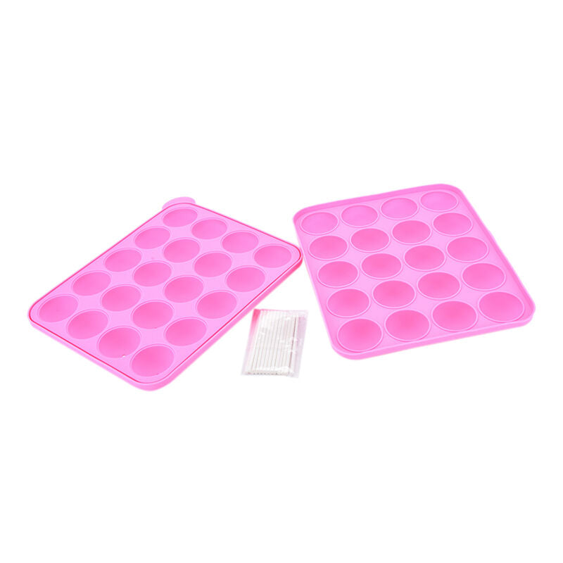 20 Sticks Cake  Mould Silicone Lolli Chocolate Mold Baking Tray Tool A.ljBD
