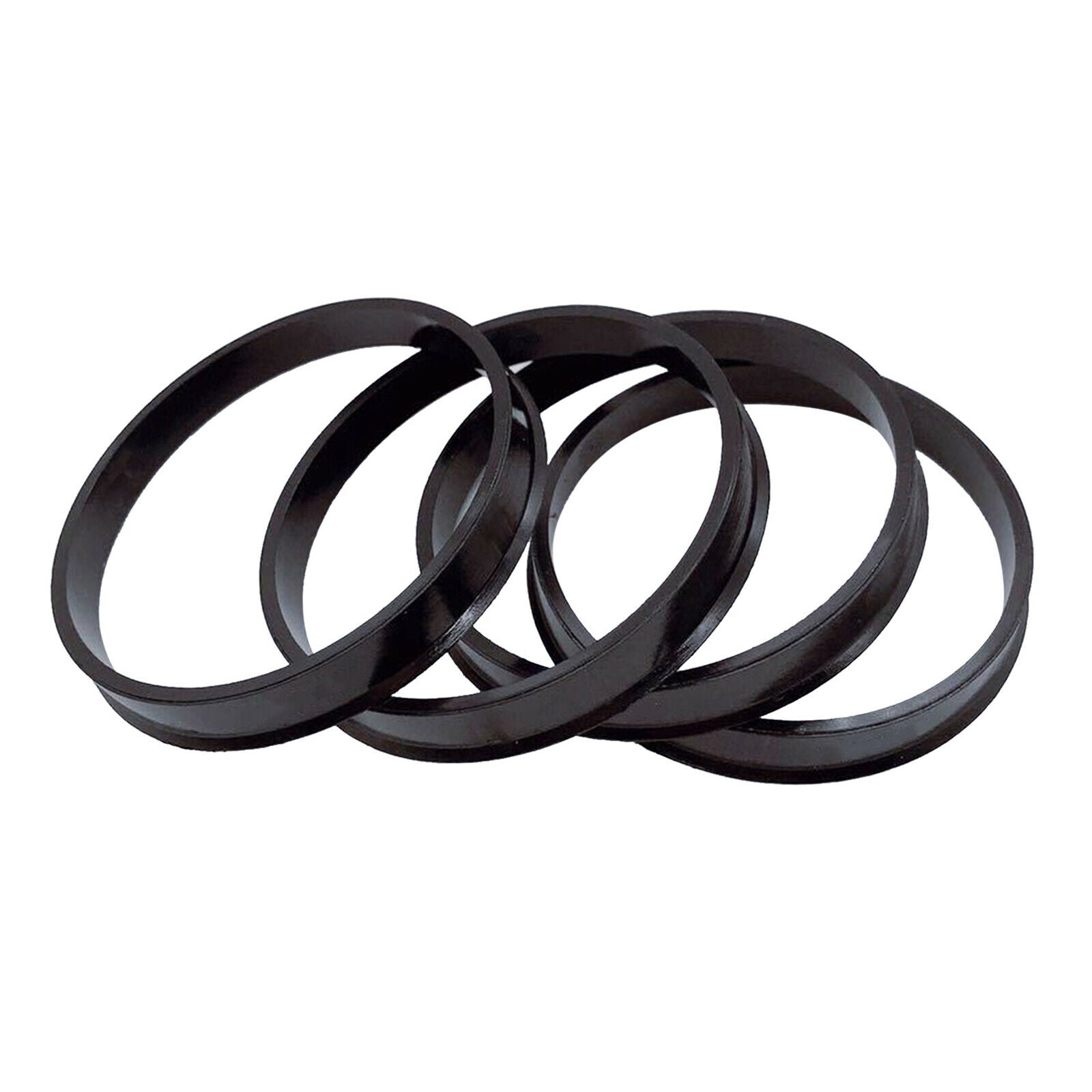 4x Car 66.6mm - 57.1mm Wheel Spigot Hub Centric Hubcentric Ring Plastic