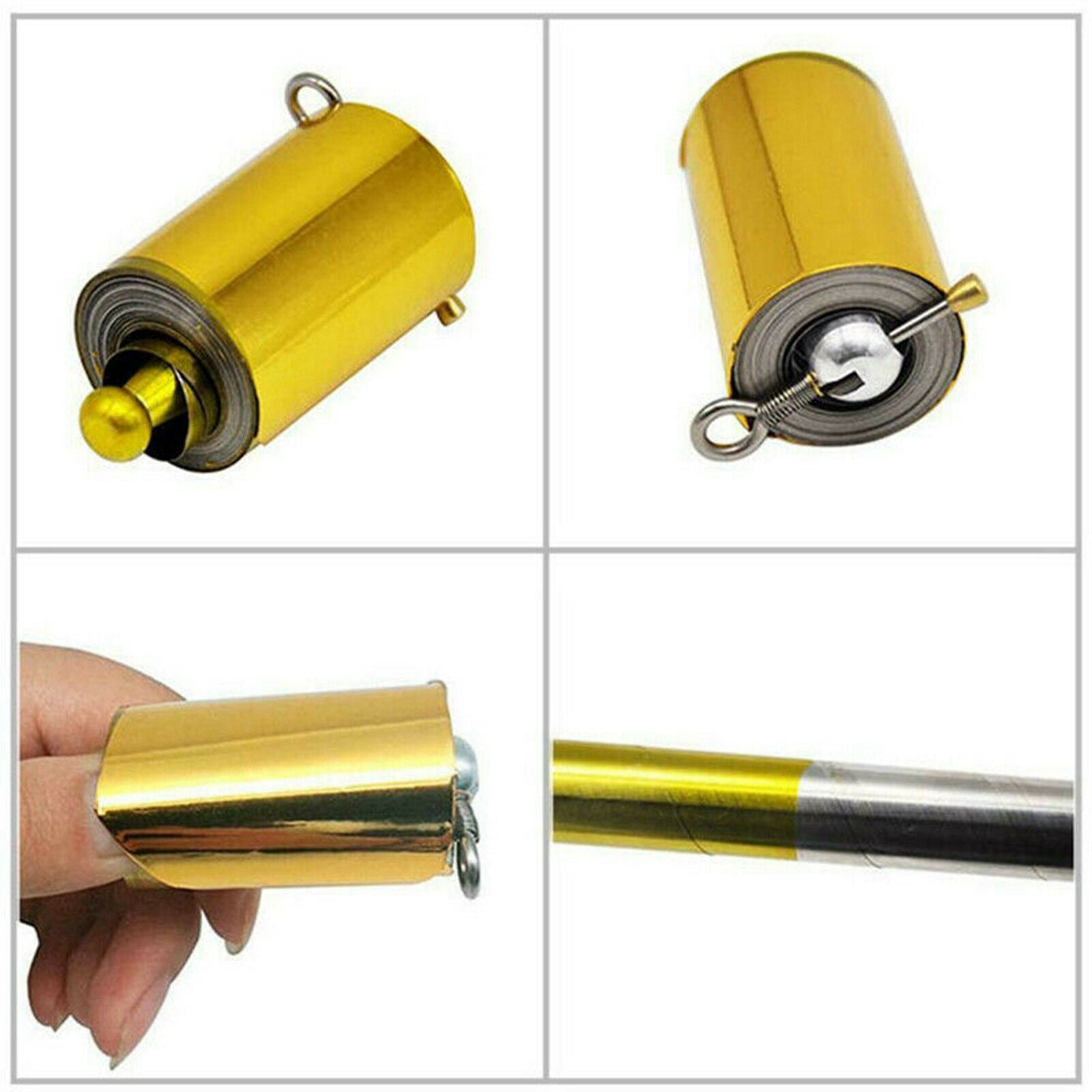 2Pcs 1.1m Magic Pocket Staff for Stage Pocket Staff Magic Tricks Stage
