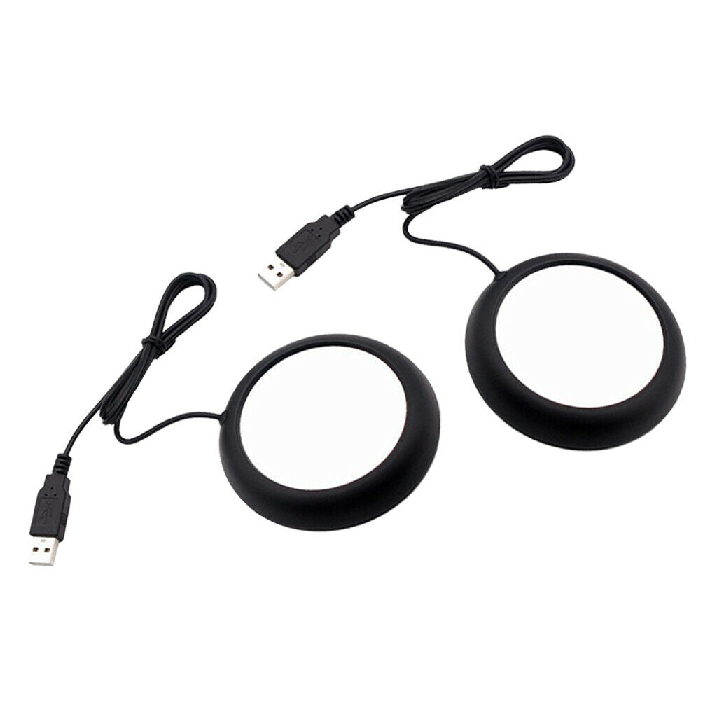 2 Packs USB Coffee Tea Mug Warmer Heating Pad Cup Mat Coaster 4inch Gift