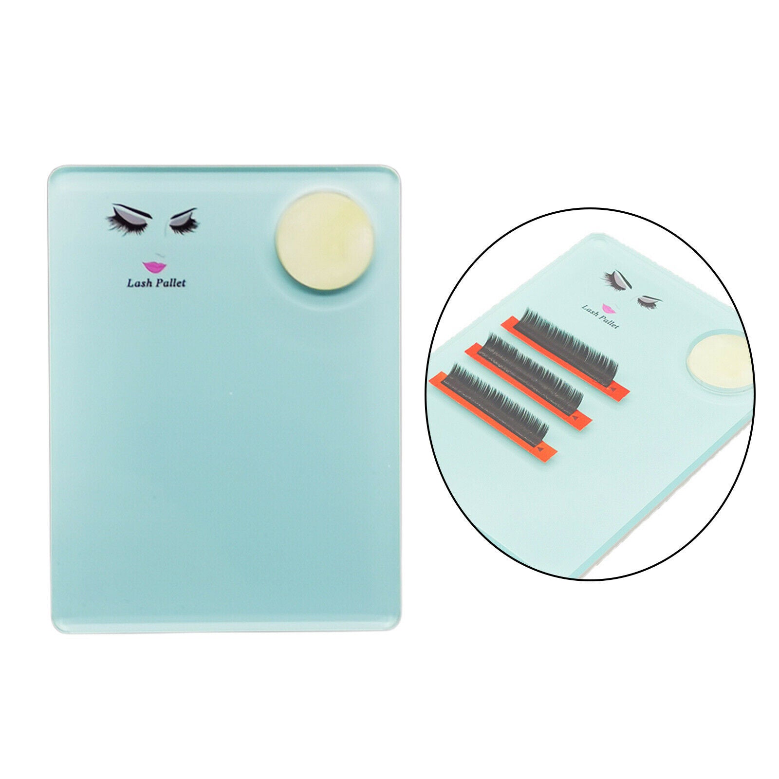 Eyelash Extension Strips Pallet Acrylic Stand Tray Display Tool Professional