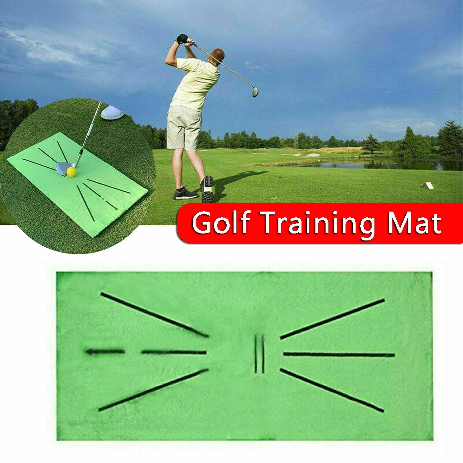 Golf Training Mat Swing Detection Batting Practice Training Aid Game 30x60cm BS5