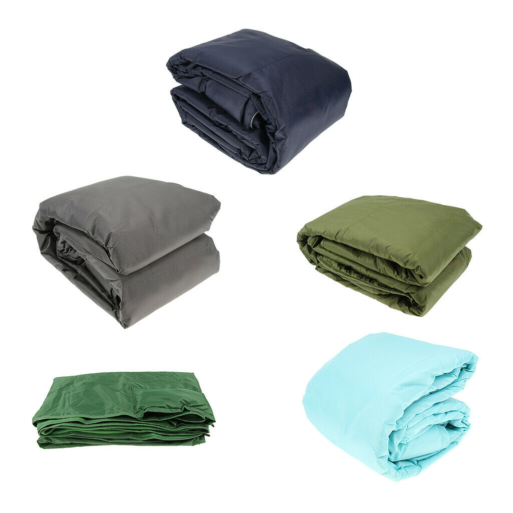 Travel Camping Sleeping Bag Liner Blanket Quilt Mat Rain Cape Navy Blue