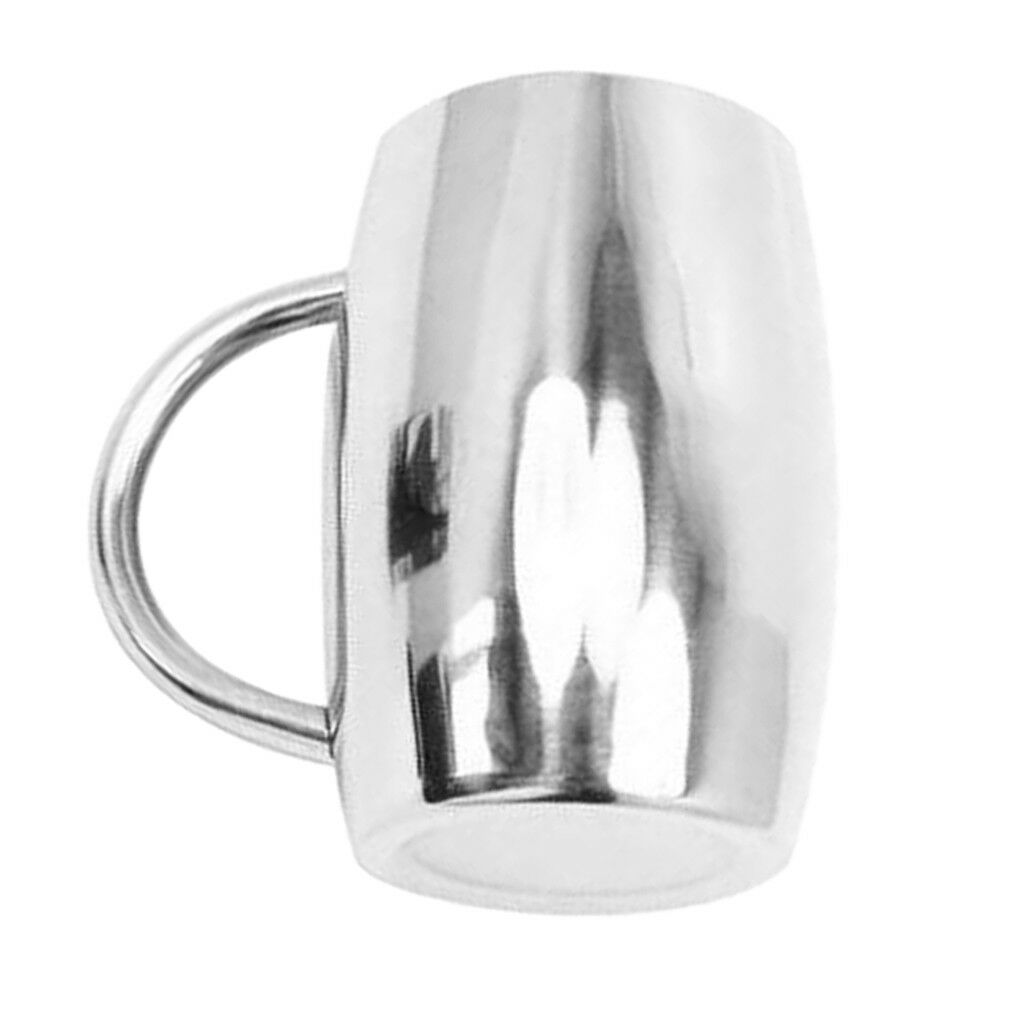 Stainless Steel Mugs Double Wall Insulated Coffee Tea Beer Travel Mugs 550ml