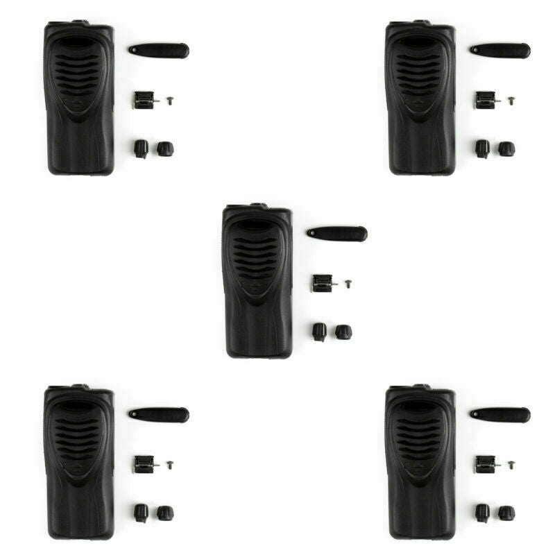 5x Front Outer Case Housing Cover Shell For Kenwood TK3207 Wakie Talkie Radio CA