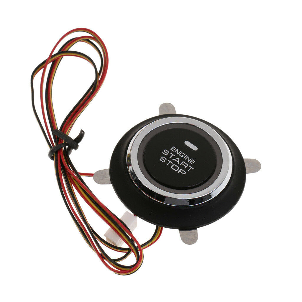 Car Engine Ignition Starter Stop Push Button Switch Illuminated LED Light