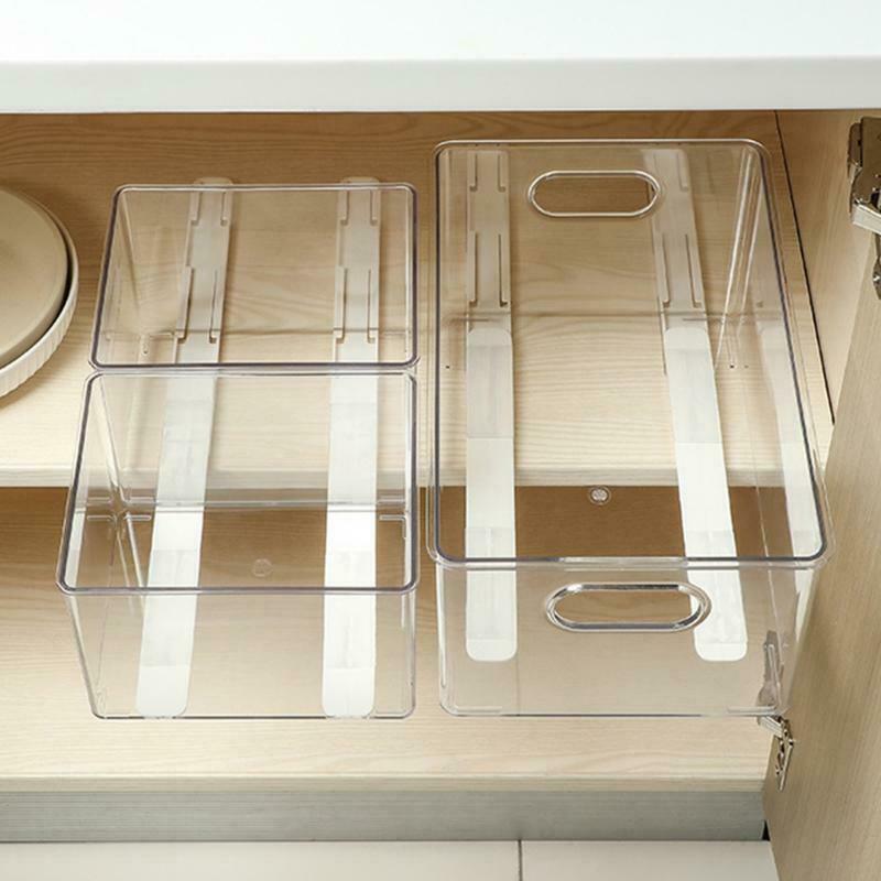 2Pcs Sliding Organizer Track Pull out Track for Kitchen Bedroom Silent Slide out