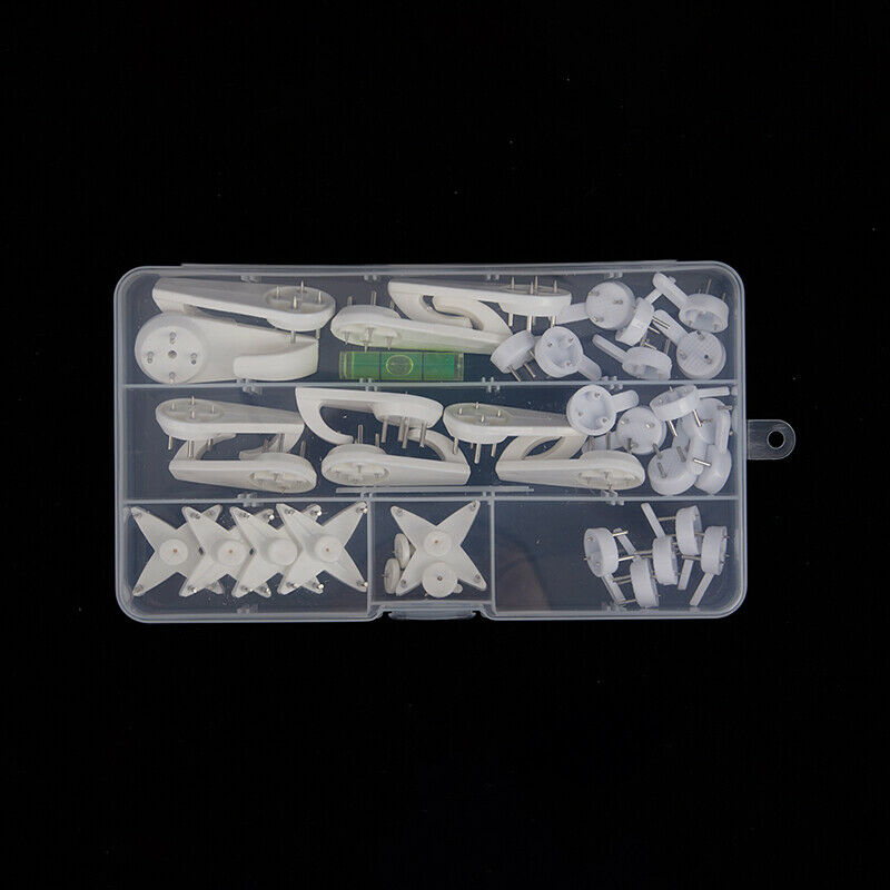 1 Set  Picture Frame Hook Seamless Needle Clock Photo Frame Nail  Wall Ho.l8