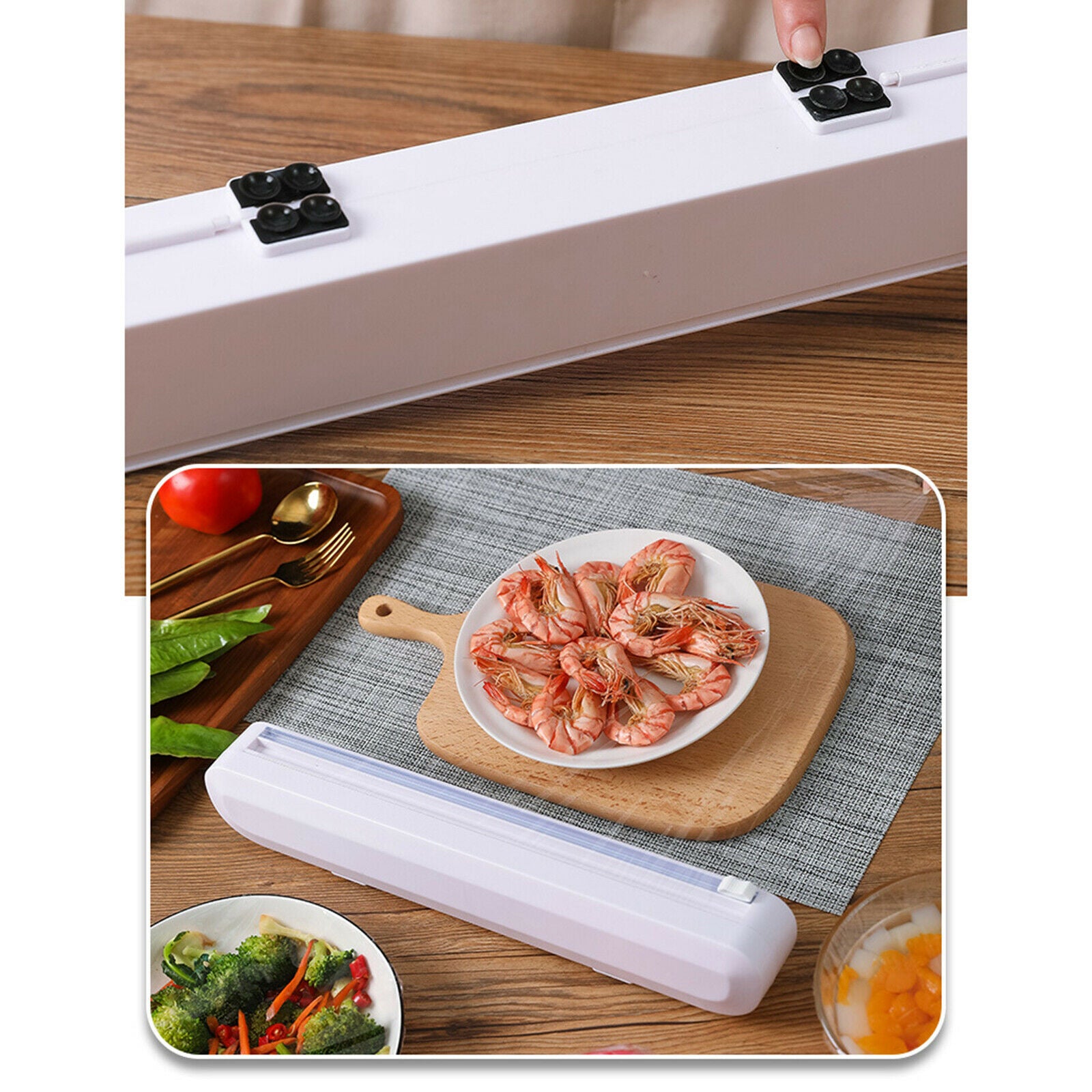 Paper Dispenser Cutter Plastic Film Food Film Dispenser