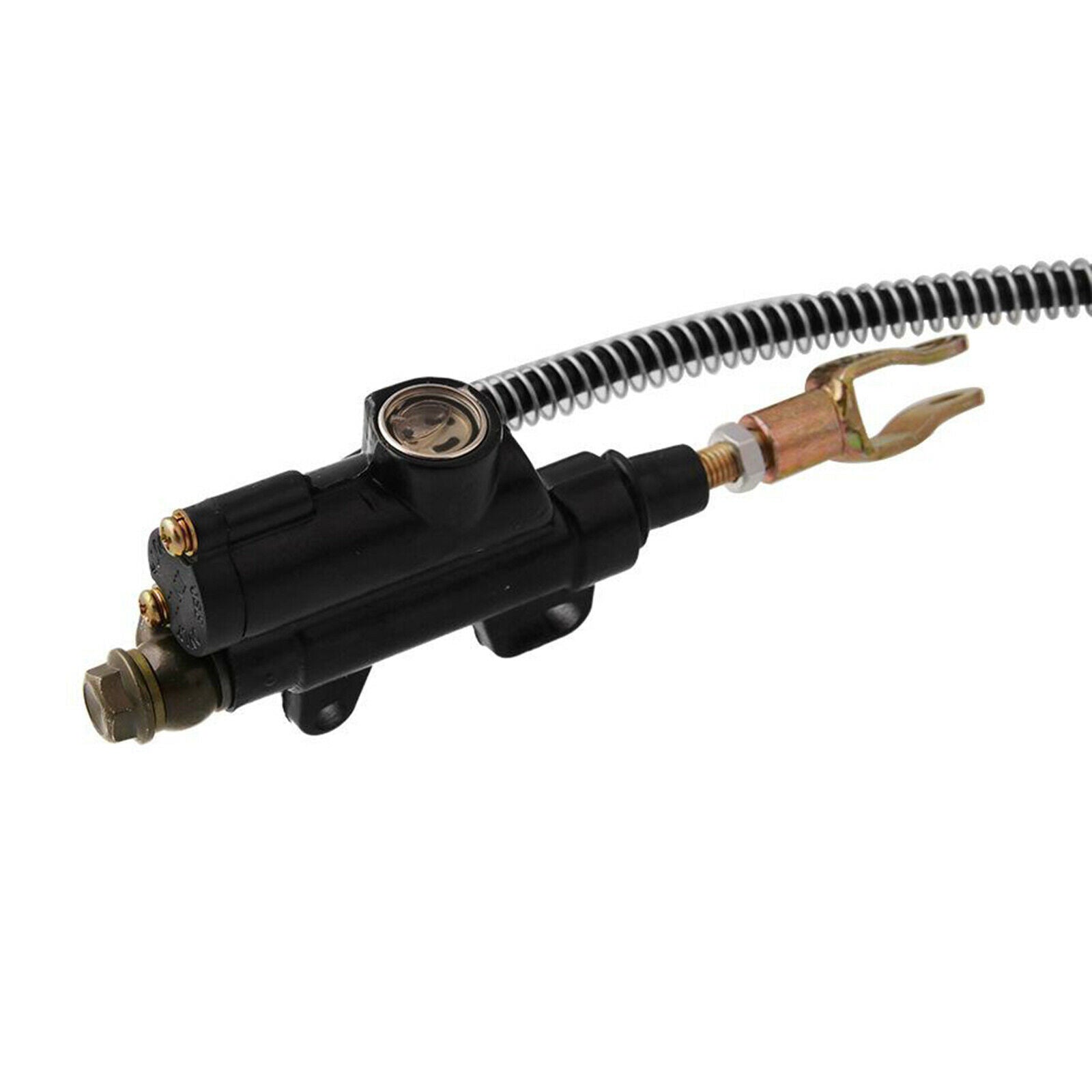 Rear Brake Master Cylinder Caliper Assy Replacement for ATV Quad 50cc-125cc