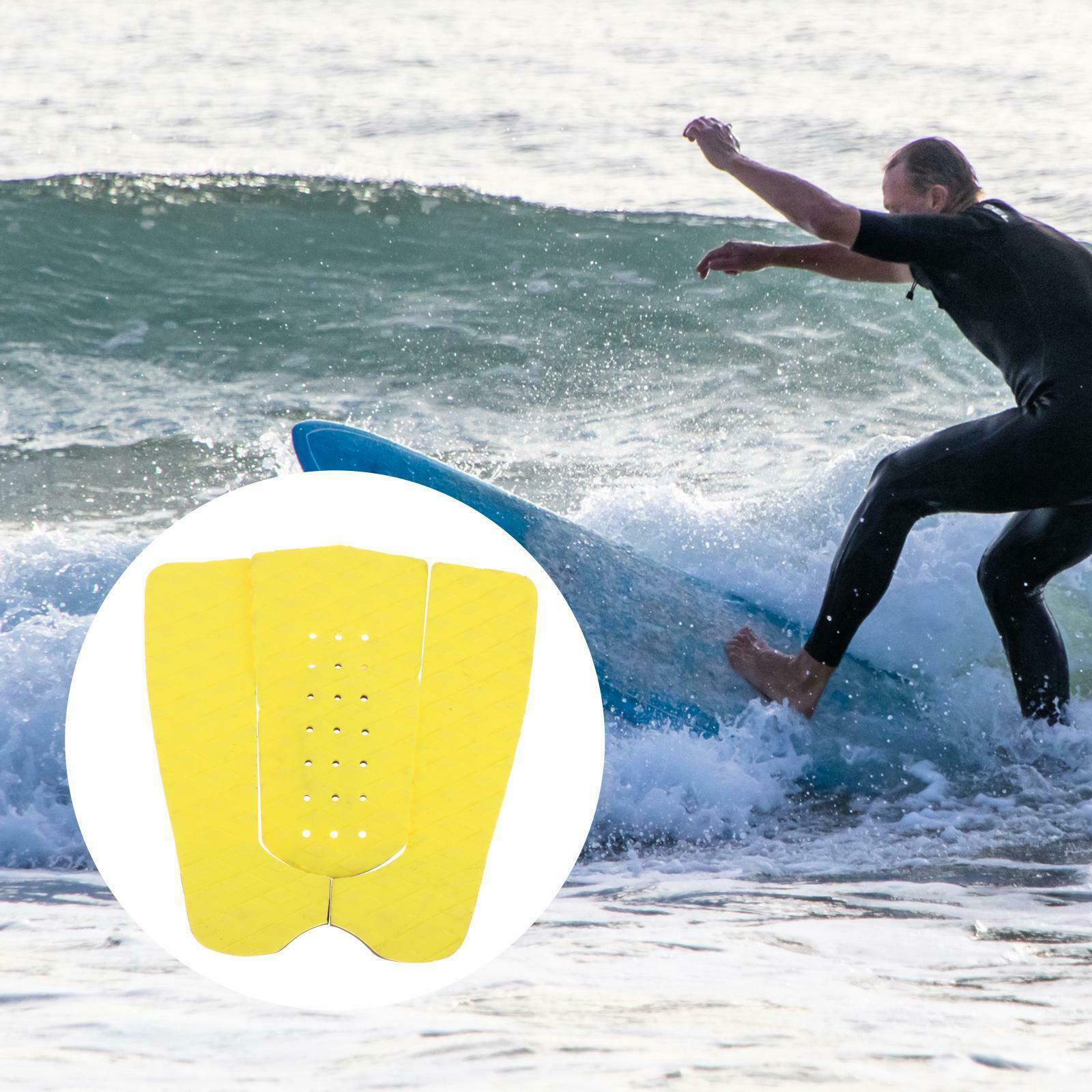 3Pcs Surfboard Traction Pad Stand Up Paddleboard Pad Surf Deck Tail Pads