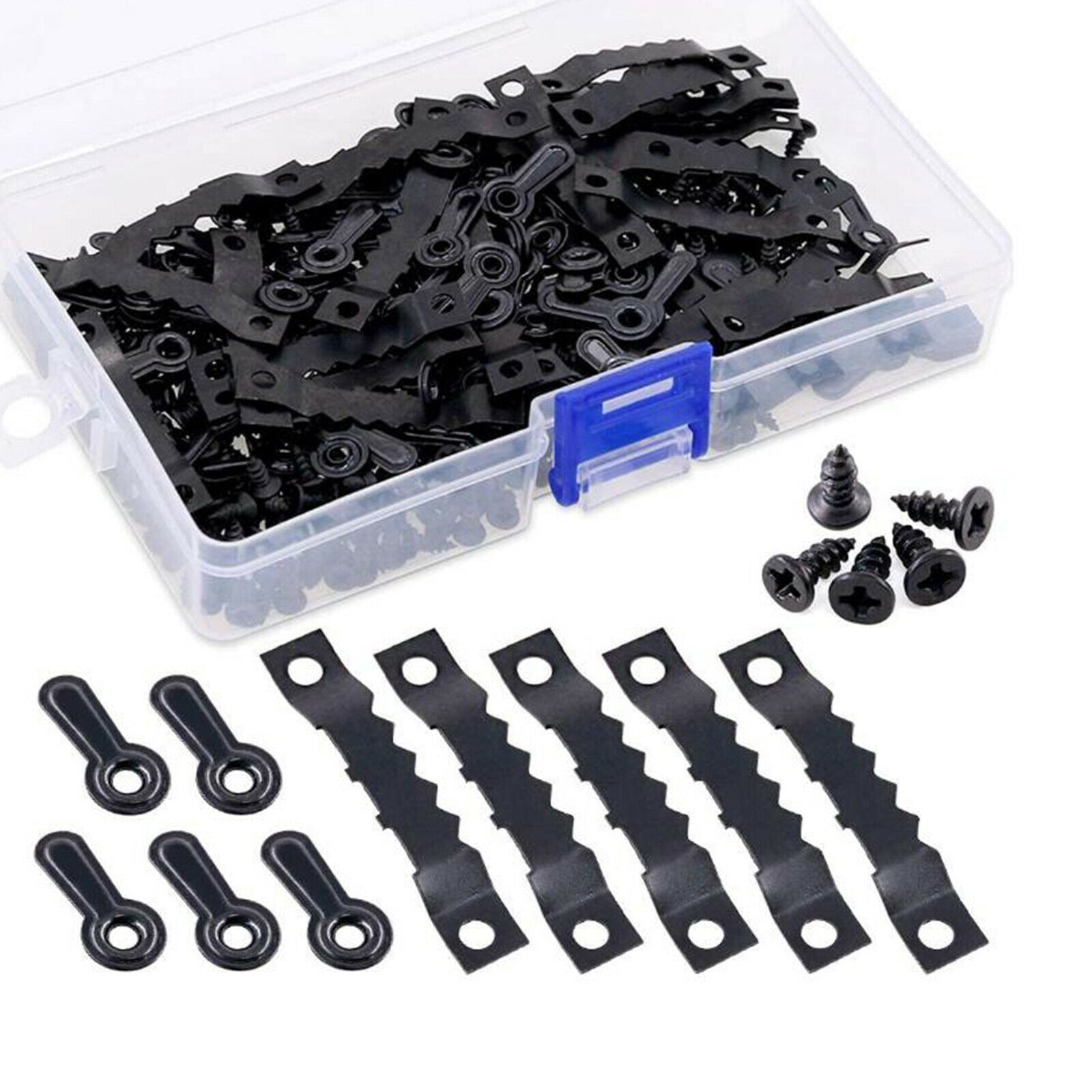 400pcs/set Metal Black Picture Hangers Kit Frame Turn Button for Hanging