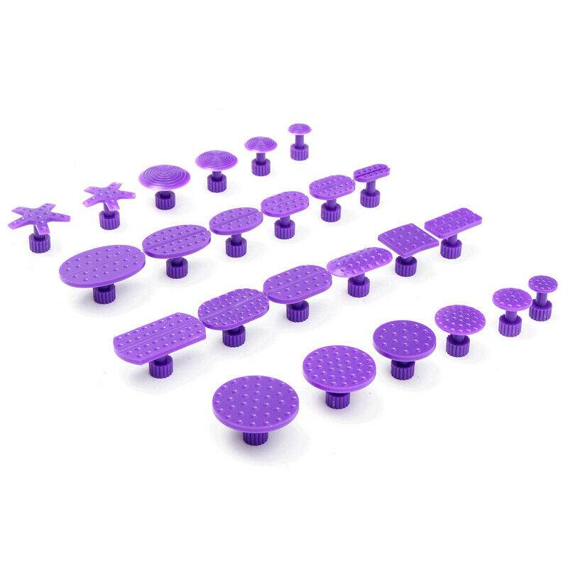 24 PCS Removal Tool Car SUV Body Paintless Dent Repair Tools Glue Puller Lifter