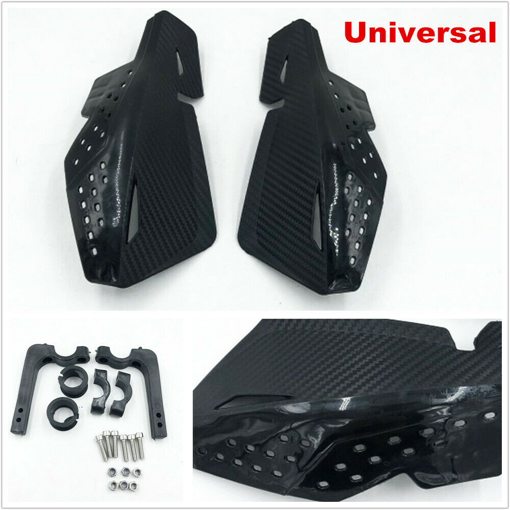 Carbon Fiber Color Motorcycle Bike ATV Hand Guards Windshield Protective Shell