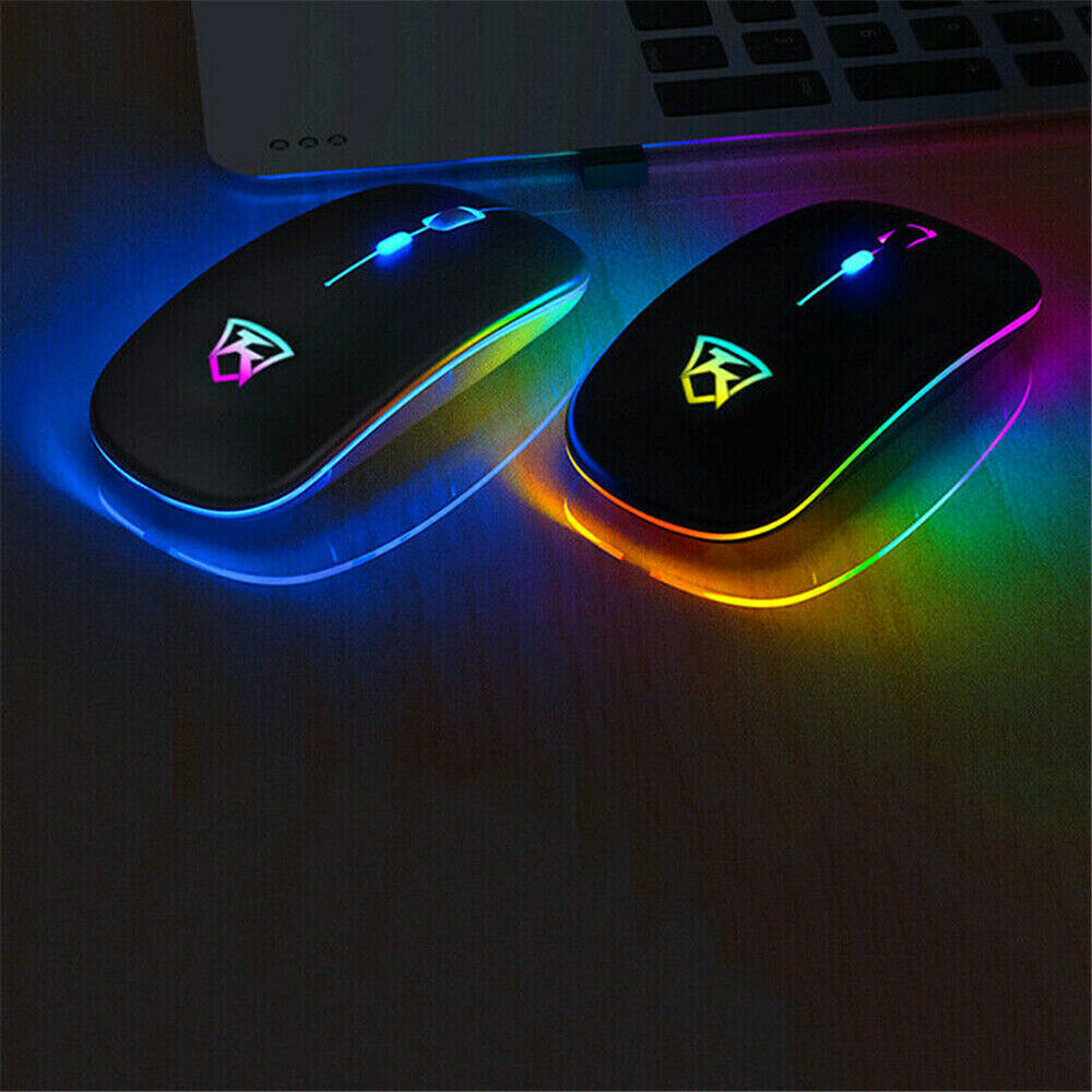 Rechargeable 2.4G 1600DPI Wireless Mouse Silent Optical Mice For PC Laptop Pro