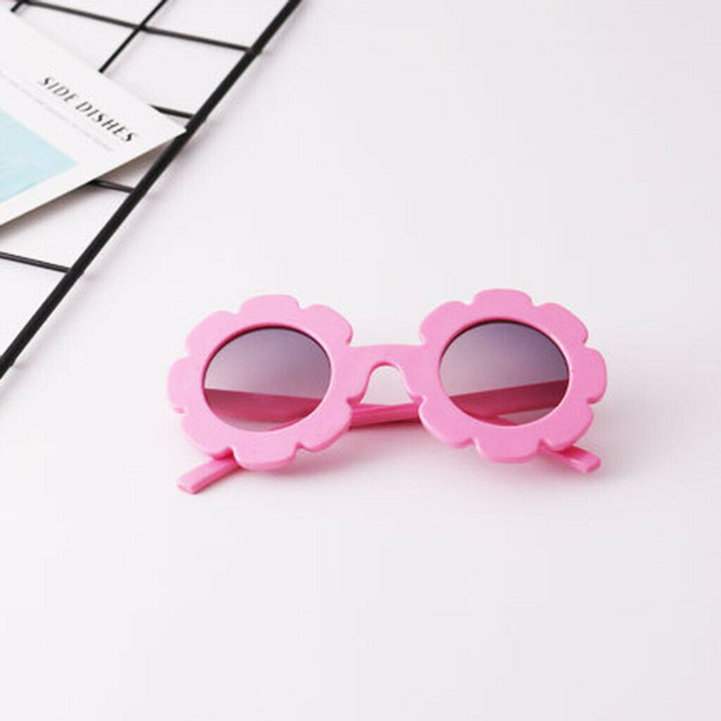 2pcs Lovely Toddler Baby Sunglasses UV400 Protection Red + Pink
