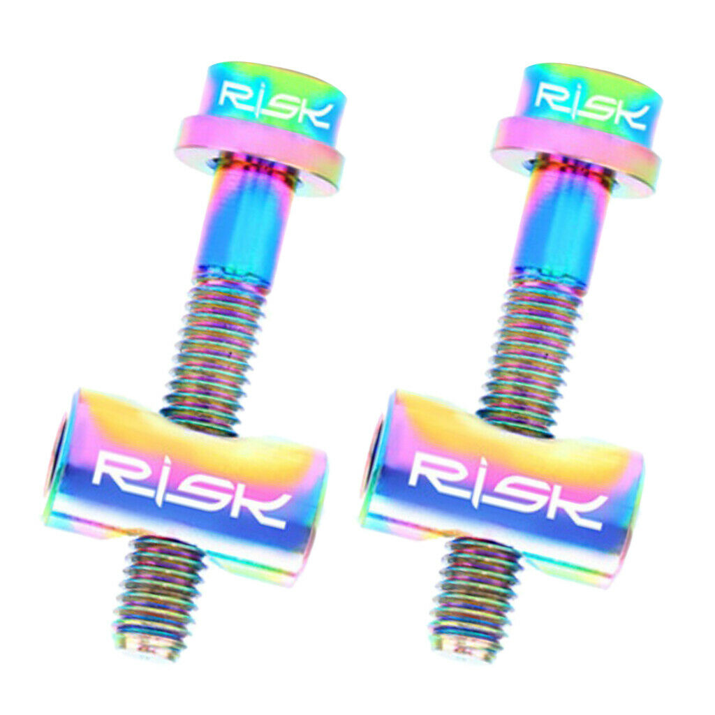 Mountain Bike Seatpost Screw Saddle Pipe Head Fixed Screw Multicolor 30mm