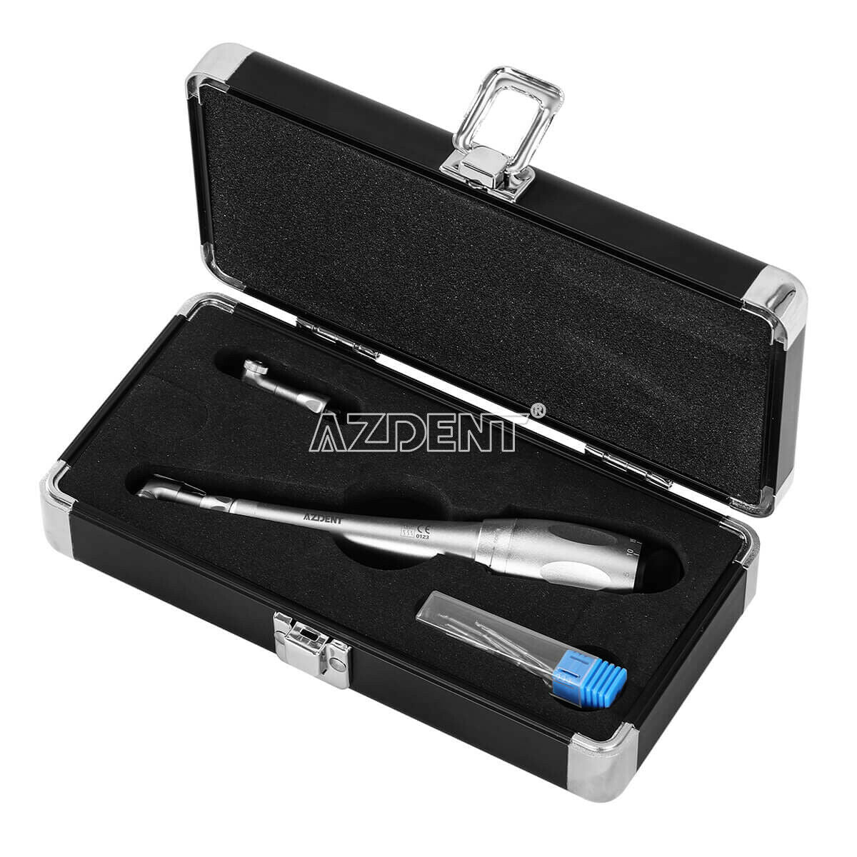 Dental Universal Torque Wrench with 12pcs Drivers 7 Torque Levels 2 Micro Heads