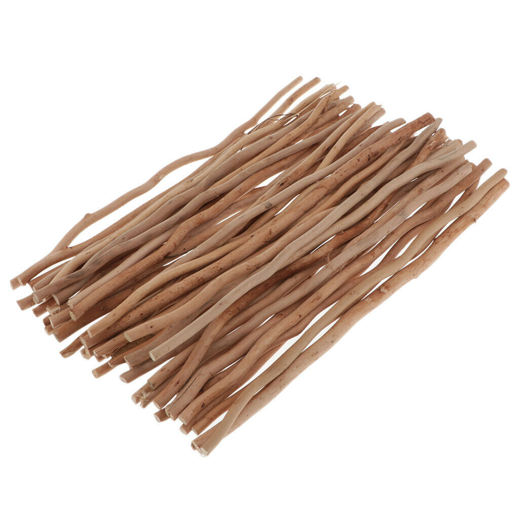 50x Driftwood Tree Branch Twig Rustic Home Embellishment Wood Stick Dowel Rod