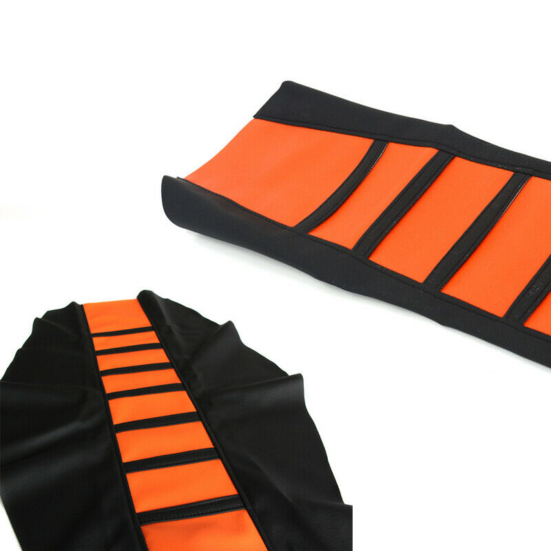 Wear Resistant Dirt Bike Off-road Motorcycle ATV Seat Cover Orange Soft Rubber