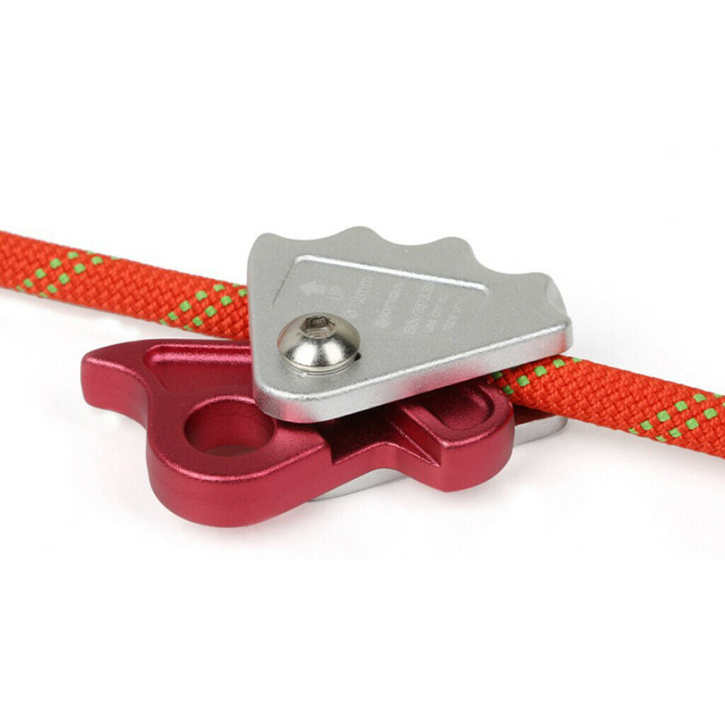 15KN Safety Rock Climbing Abseil Rope Grab Rappel Protector Fall Protection
