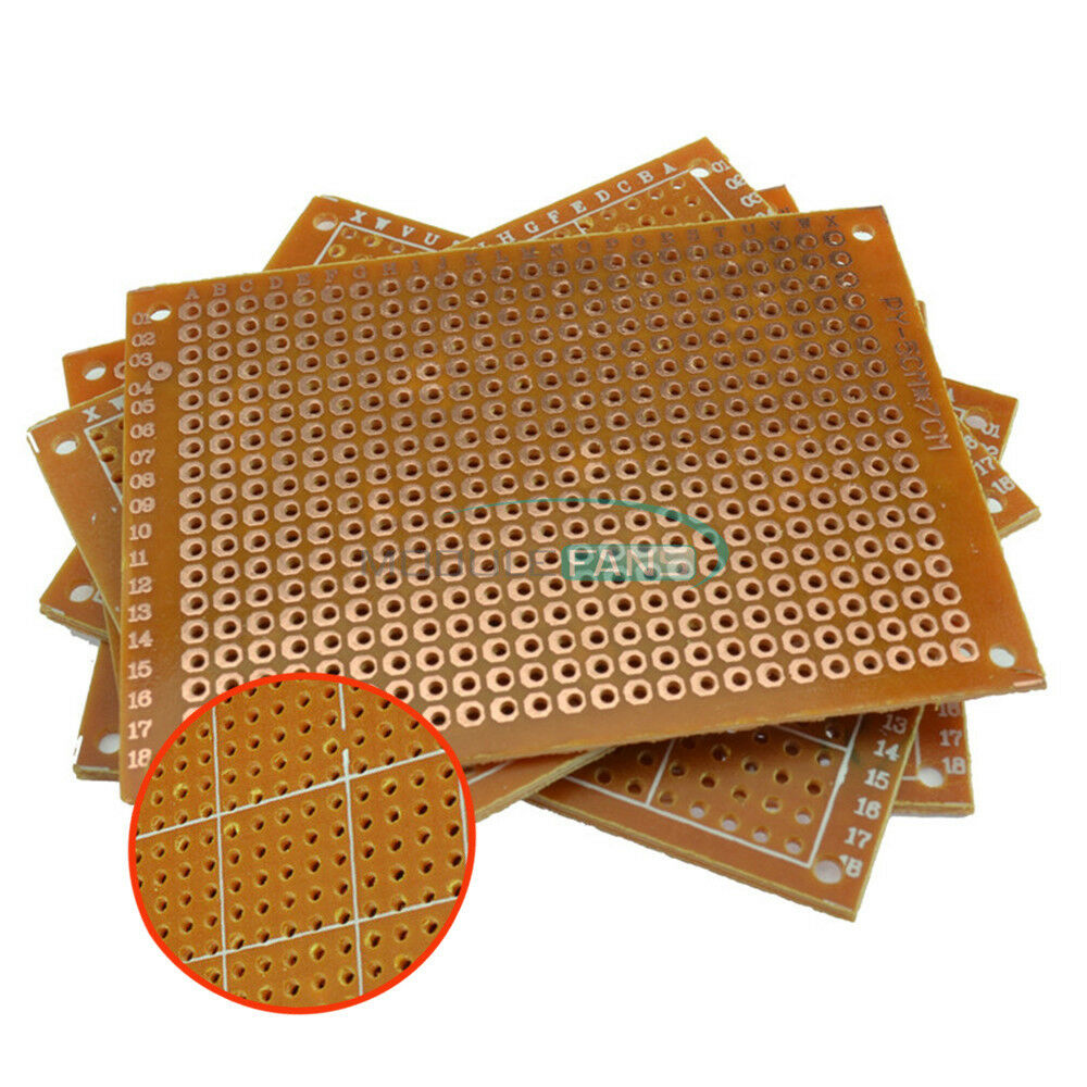 20PCS DIY Prototype Paper PCB Board Universal 5x7cm  5*7cm Circuit Breadboard