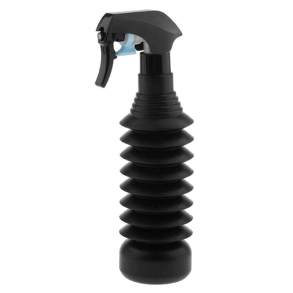 410ml Foldable Flexible Hair Salon Hairdressing   Spray Bottle Black