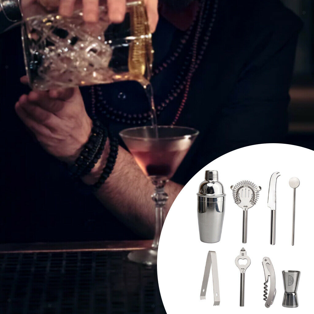 10/Set Professional Premium 304 Stainless Steel Cocktail Shaker Set Ice Tongs