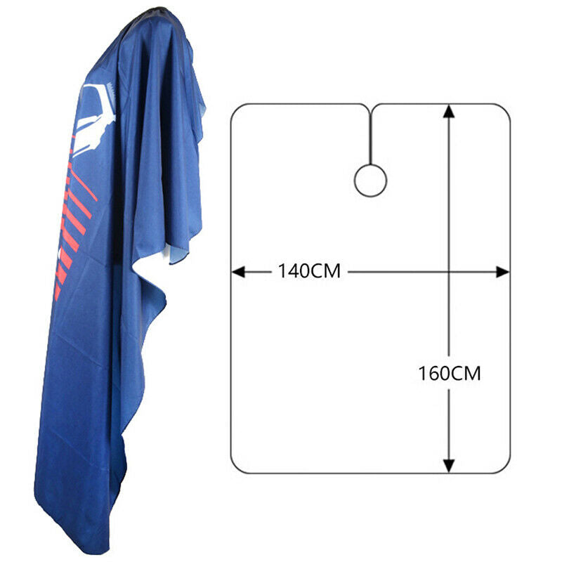 Waterproof Blue Haircut Cape Hairdresser Hairdressing Salon Barber ApronBDAU