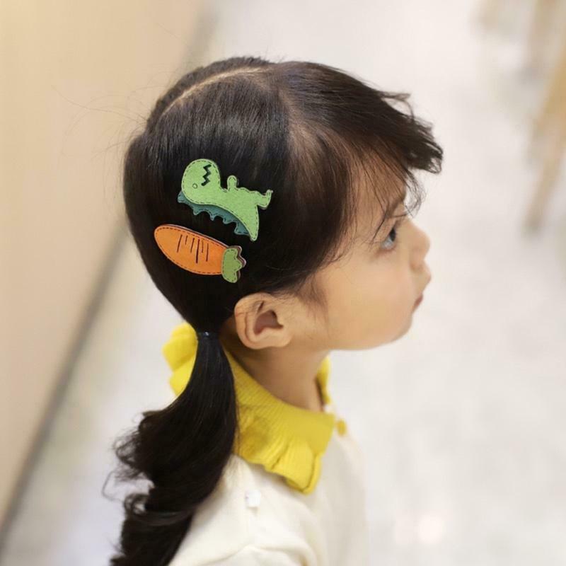 New Little Yellow Duck Radish Hairpin Childish Cute Side Clip Baby Girl Teens