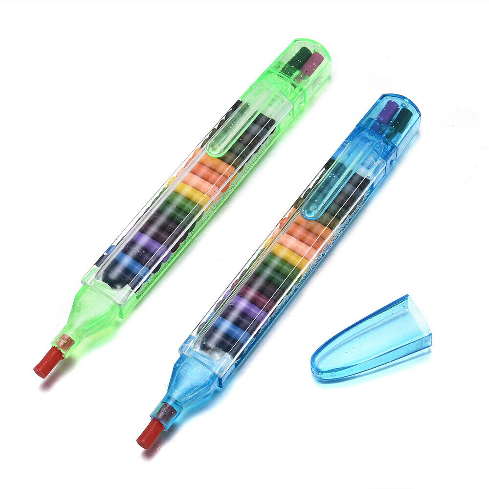 20 Colors Kids Crayons Paint Drawing Pen DIY Art Painting Office Supplies Gift