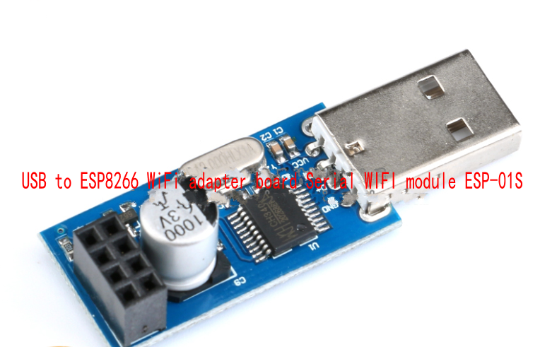 1pcs USB to ESP8266 WiFi adapter board serial port WIFI module ESP-01S