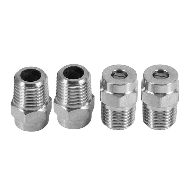 4 Pcs Pressure Washer Surface Cleaner Nozzle Replacement Thread Type Spray NozG8