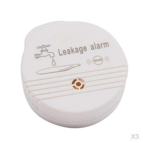 Water Alarm, with Extended Sensor Sensor for Water Leakage Detection, 120dB