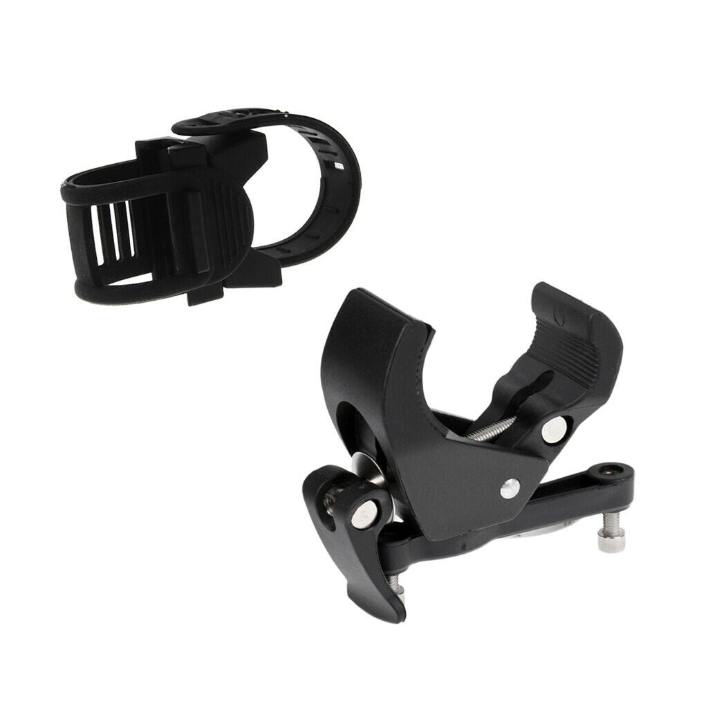 Bike LED Flashlight Cage Holder+ Bike Handlebar Water