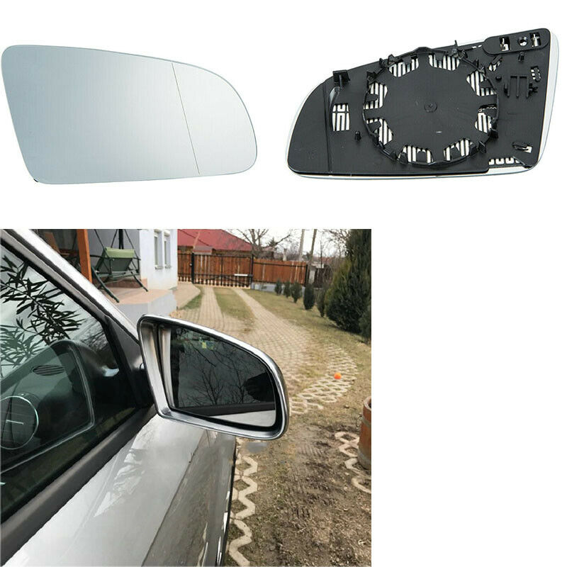 Right Side Rearview Mirror Glass Heated For Audi A4 S4 2001-2008 A3 8P 2004-2008