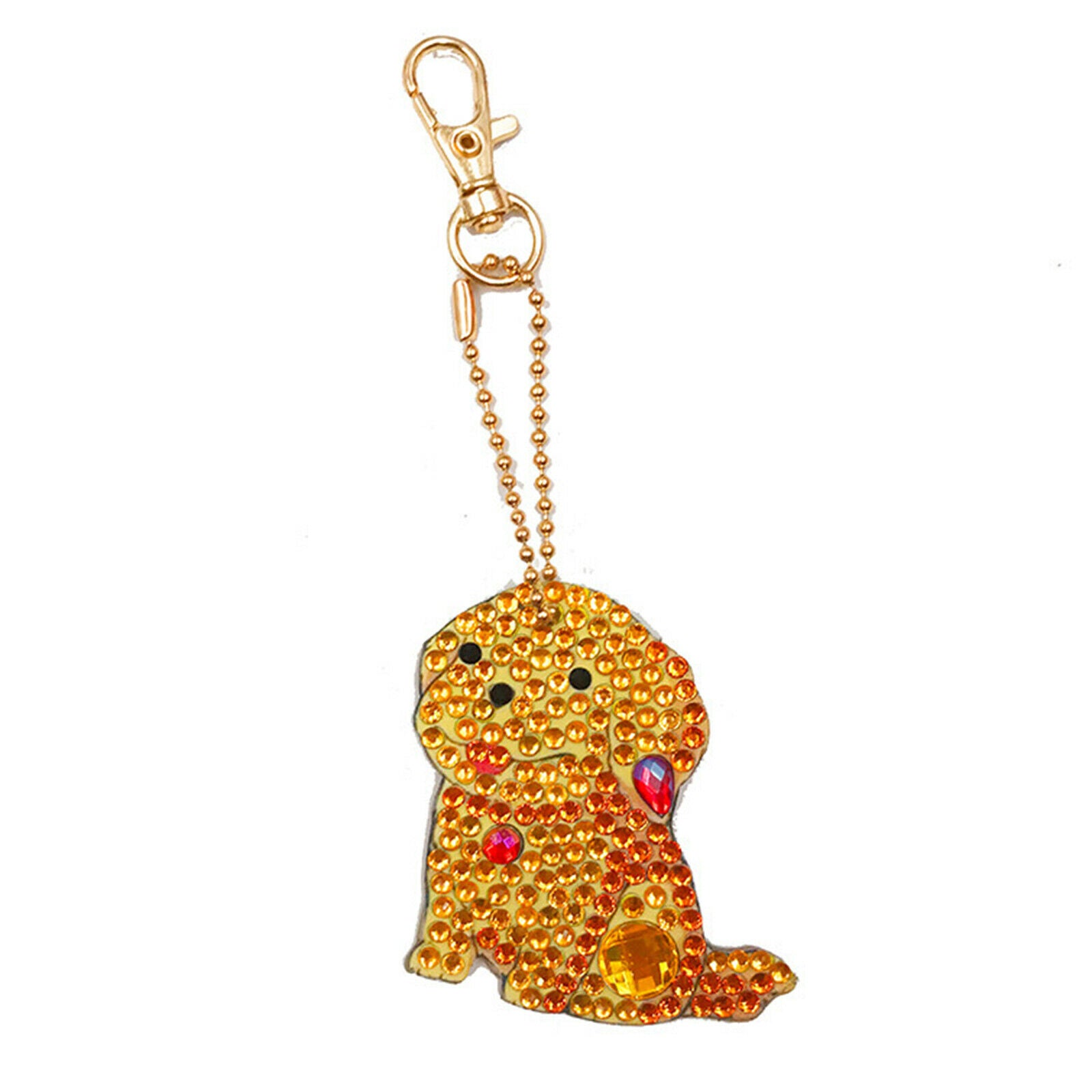 4Pcs Diamond Painting Keychain for DIY Key Chain for Wallet Bag Phone Decor